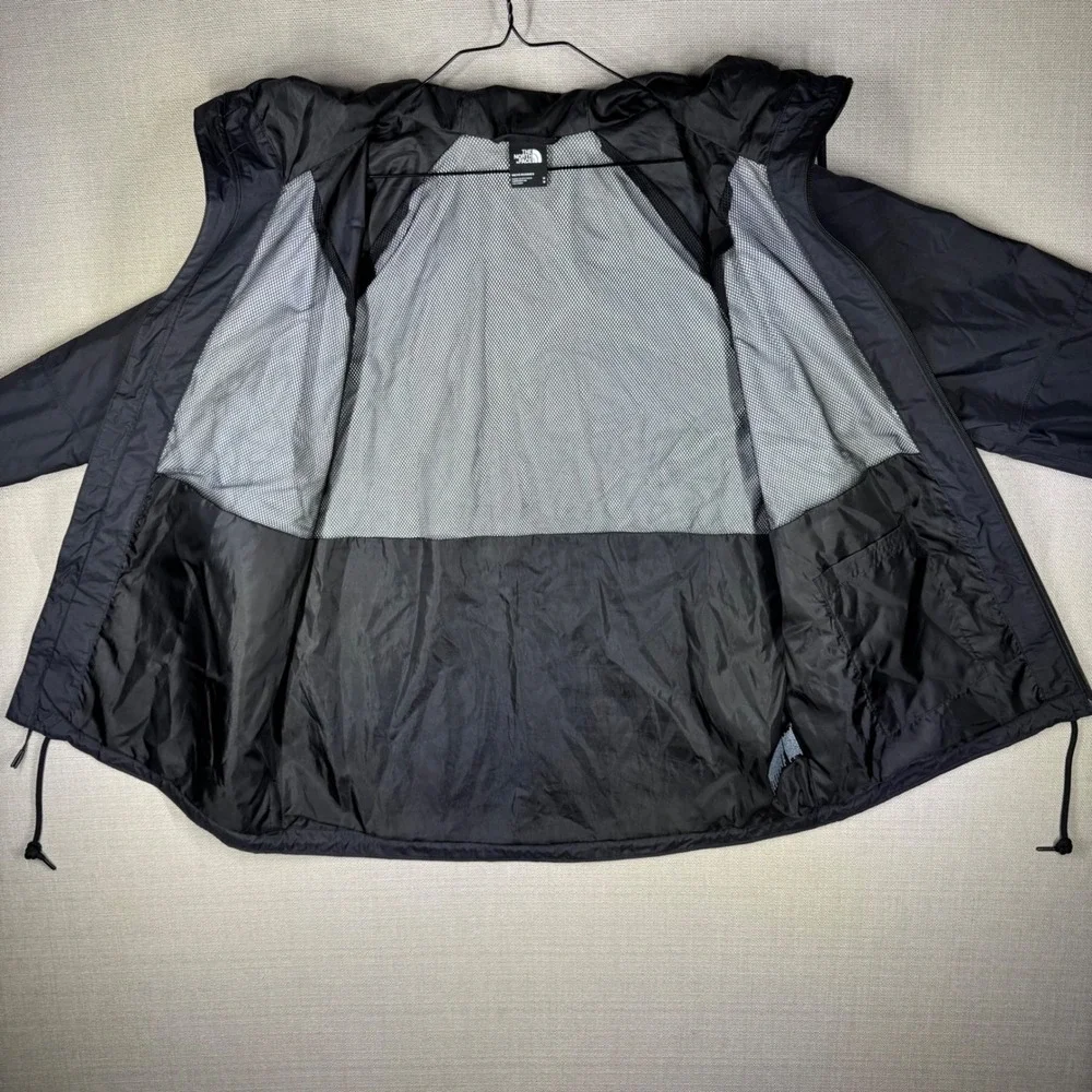 The North Face Mens Antora Rain Hoodie Black Dryvent Size Medium